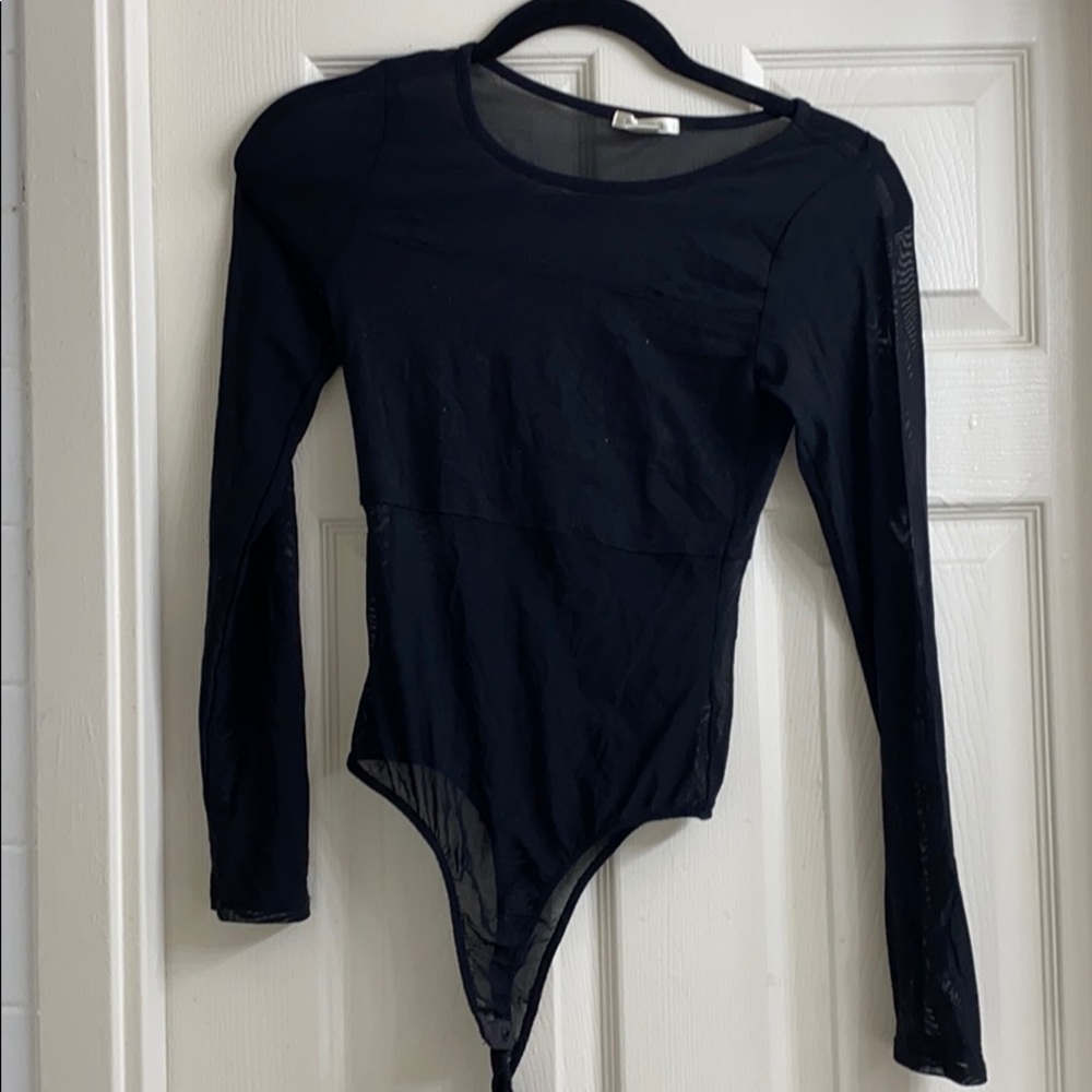 Black Long Sleeve Bodysuit